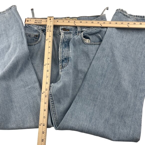 Vintage Abercrombie & Fitch Co. Men's Jeans Light Wash Cotton Size 30X30 - Picture 5 of 7